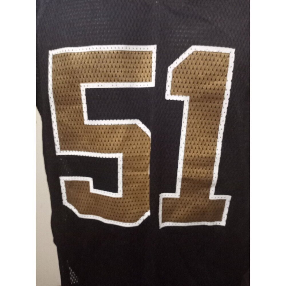 New NWT Boys Jonathan Vilma Reebok New Orleans Saints #51 Jersey Large 14-16 NFL - Picture 5 of 13